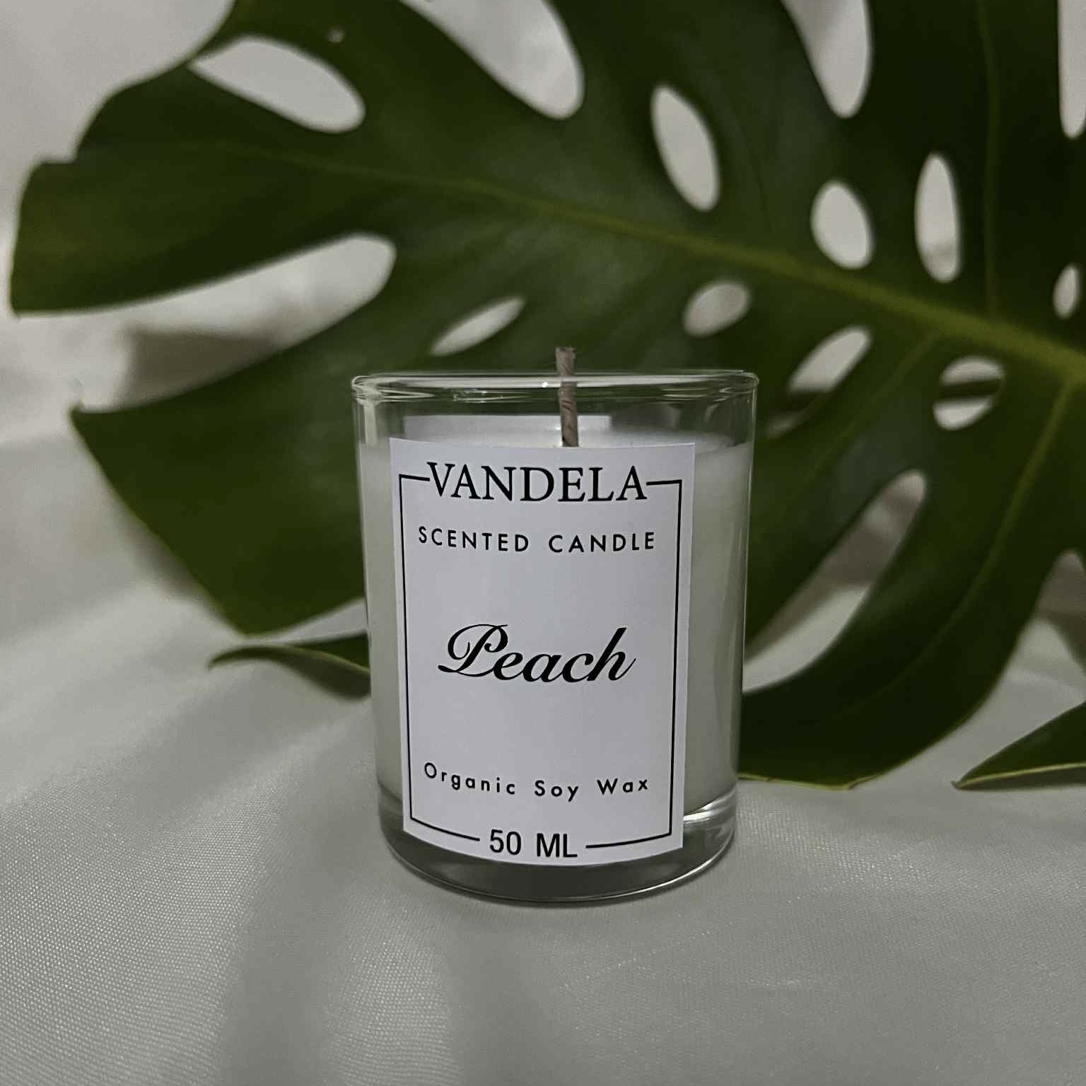 เทียนหอมกลิ่น PEACH 50ML